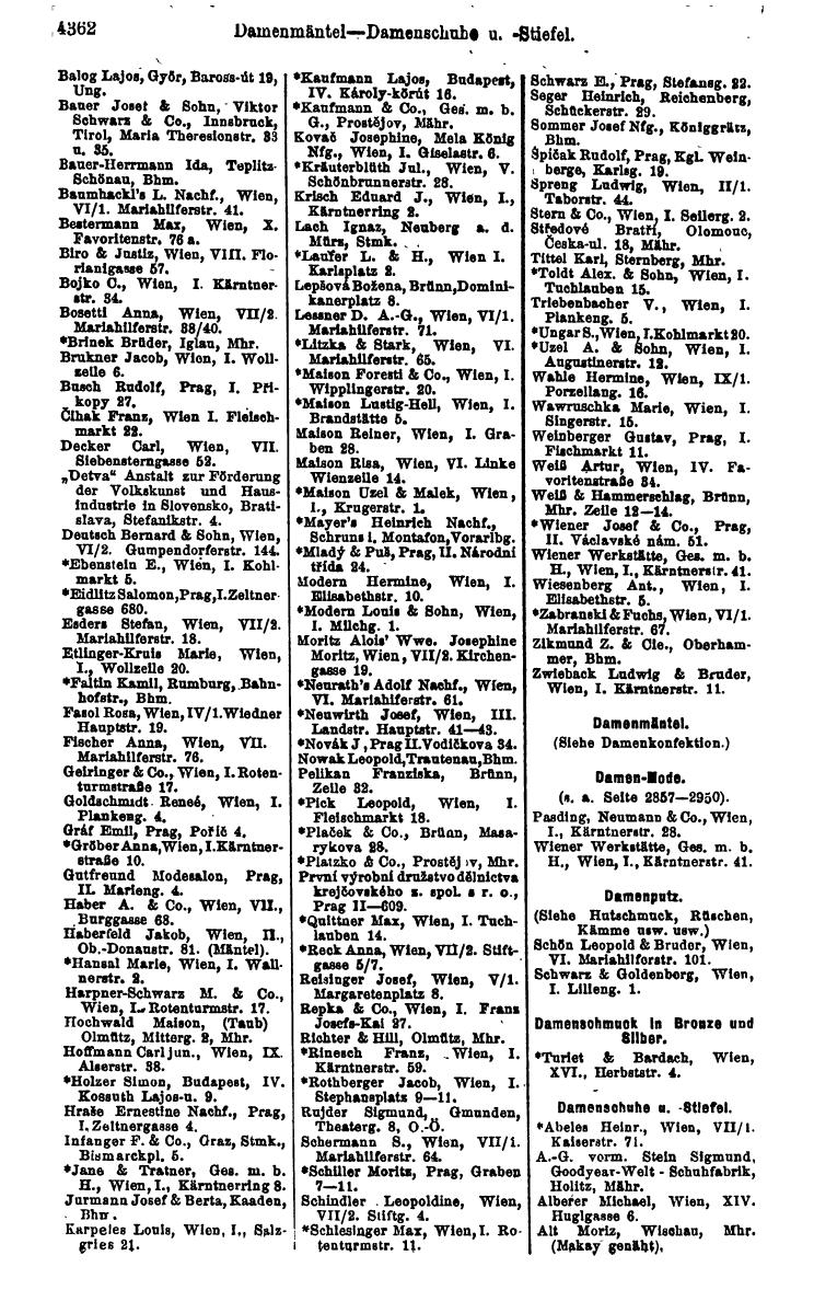 Compass 1922. Band VI: Österreich, Tschechoslowakei, Ungarn, Jugoslawien. - Page 870