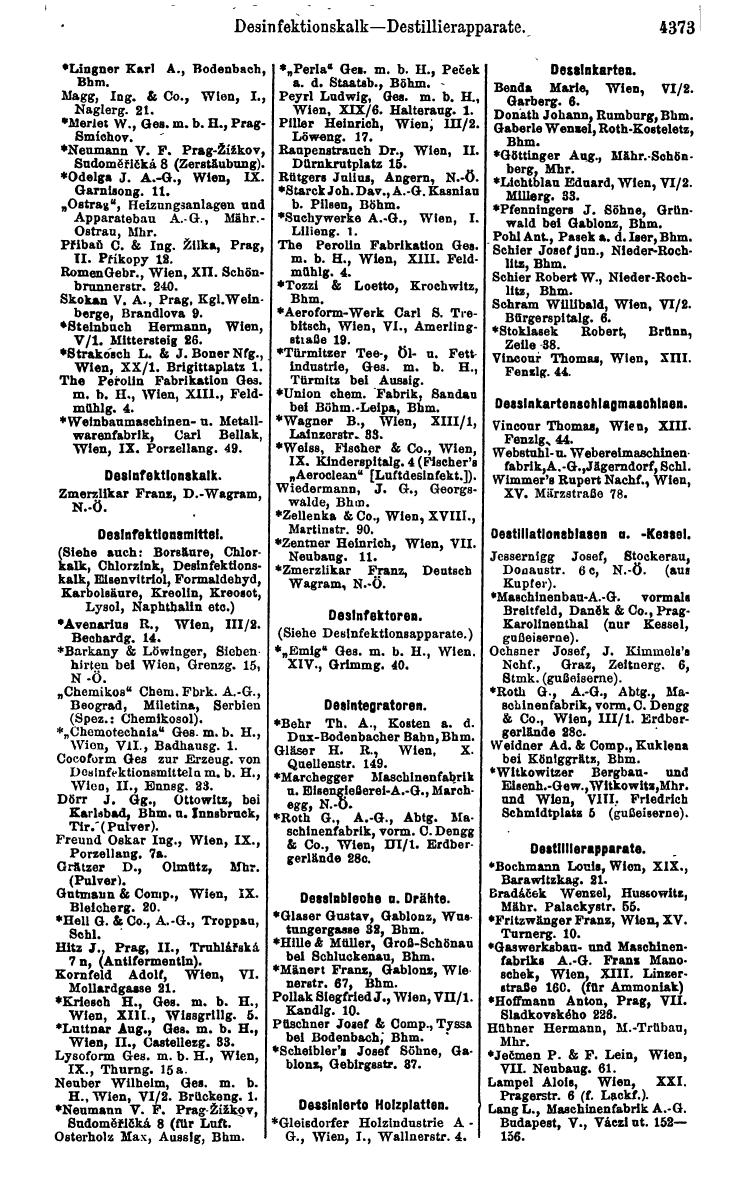 Compass 1922. Band VI: Österreich, Tschechoslowakei, Ungarn, Jugoslawien. - Page 881