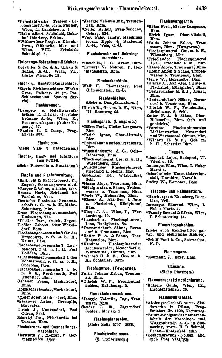 Compass 1922. Band VI: Österreich, Tschechoslowakei, Ungarn, Jugoslawien. - Page 951