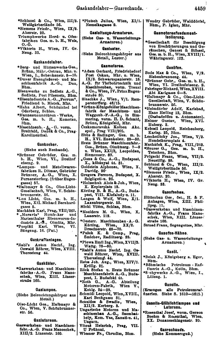 Compass 1922. Band VI: Österreich, Tschechoslowakei, Ungarn, Jugoslawien. - Page 973