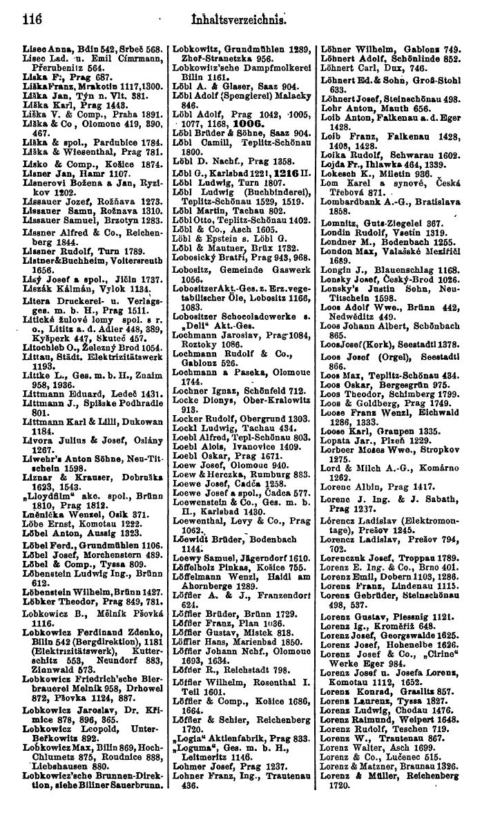 Compass. Industrielles Jahrbuch 1928: Tschechoslowakei. - Page 142