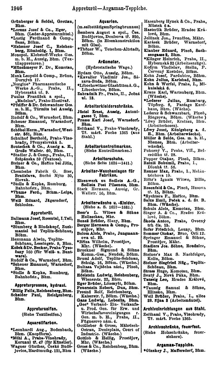 Compass. Industrielles Jahrbuch 1928: Tschechoslowakei. - Page 2050