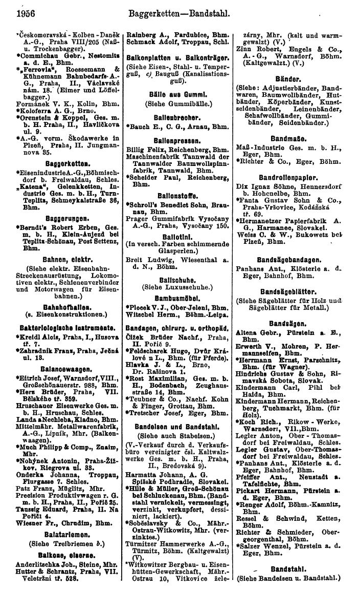 Compass. Industrielles Jahrbuch 1928: Tschechoslowakei. - Seite 2060