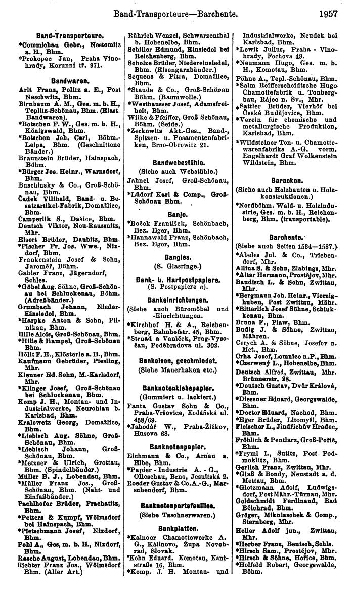 Compass. Industrielles Jahrbuch 1928: Tschechoslowakei. - Page 2061