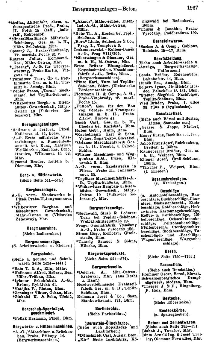 Compass. Industrielles Jahrbuch 1928: Tschechoslowakei. - Page 2071