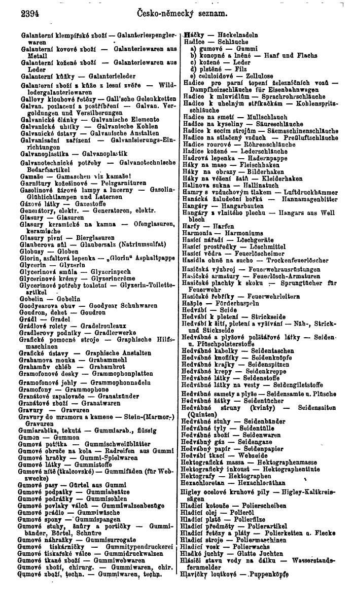 Compass. Industrielles Jahrbuch 1928: Tschechoslowakei. - Seite 2504