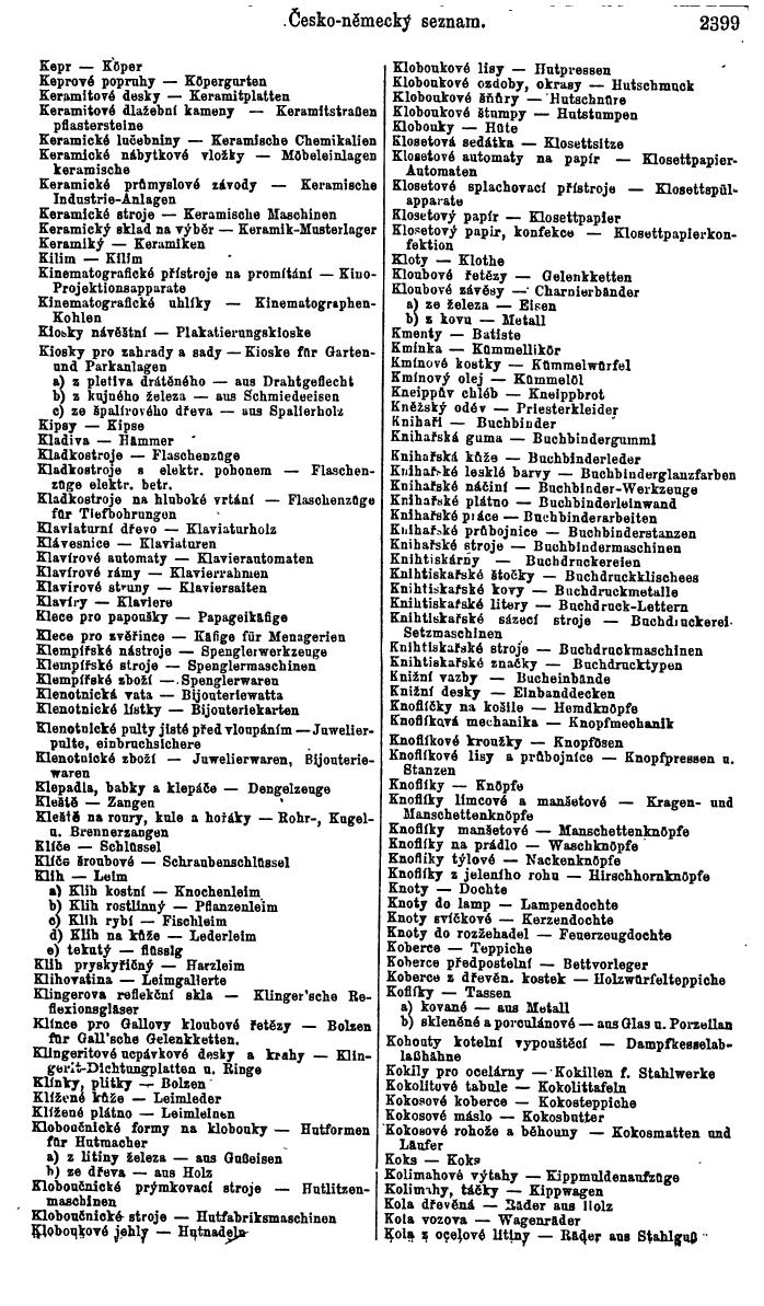 Compass. Industrielles Jahrbuch 1928: Tschechoslowakei. - Seite 2509