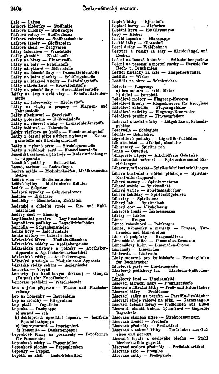 Compass. Industrielles Jahrbuch 1928: Tschechoslowakei. - Seite 2514