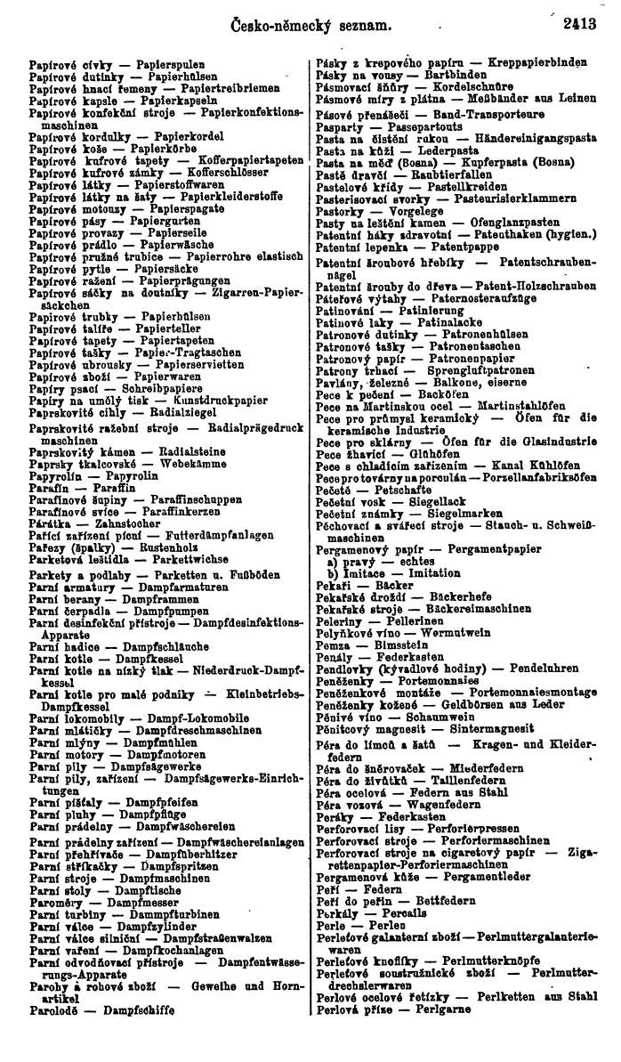 Compass. Industrielles Jahrbuch 1928: Tschechoslowakei. - Seite 2523