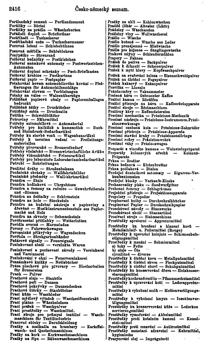 Compass. Industrielles Jahrbuch 1928: Tschechoslowakei. - Seite 2526