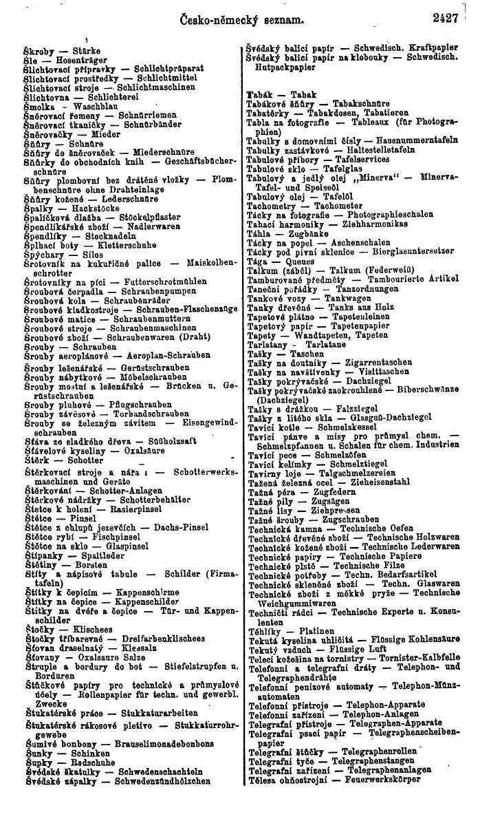 Compass. Industrielles Jahrbuch 1928: Tschechoslowakei. - Page 2537