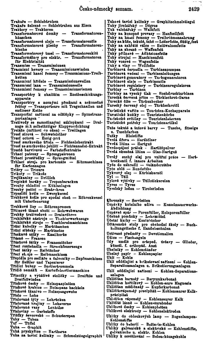 Compass. Industrielles Jahrbuch 1928: Tschechoslowakei. - Seite 2539