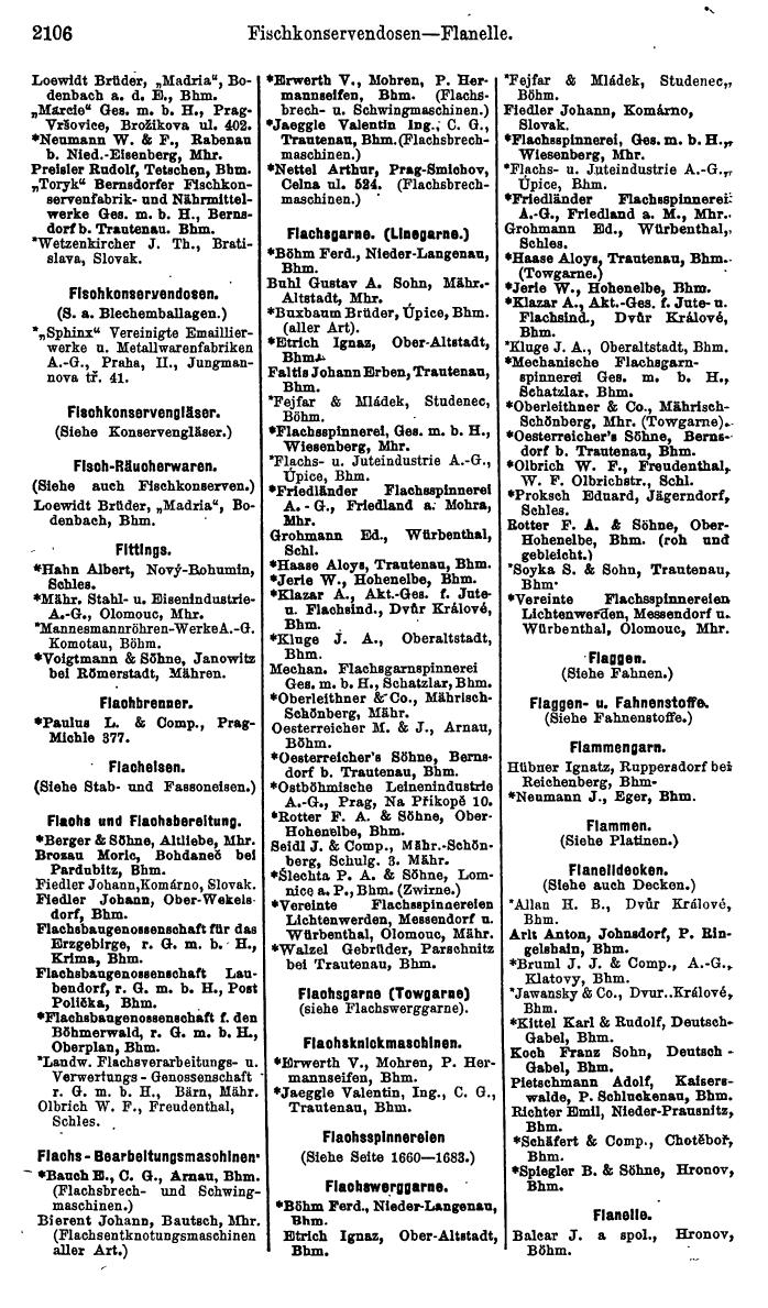 Compass. Industrielles Jahrbuch 1929: Tschechoslowakei. - Page 2198