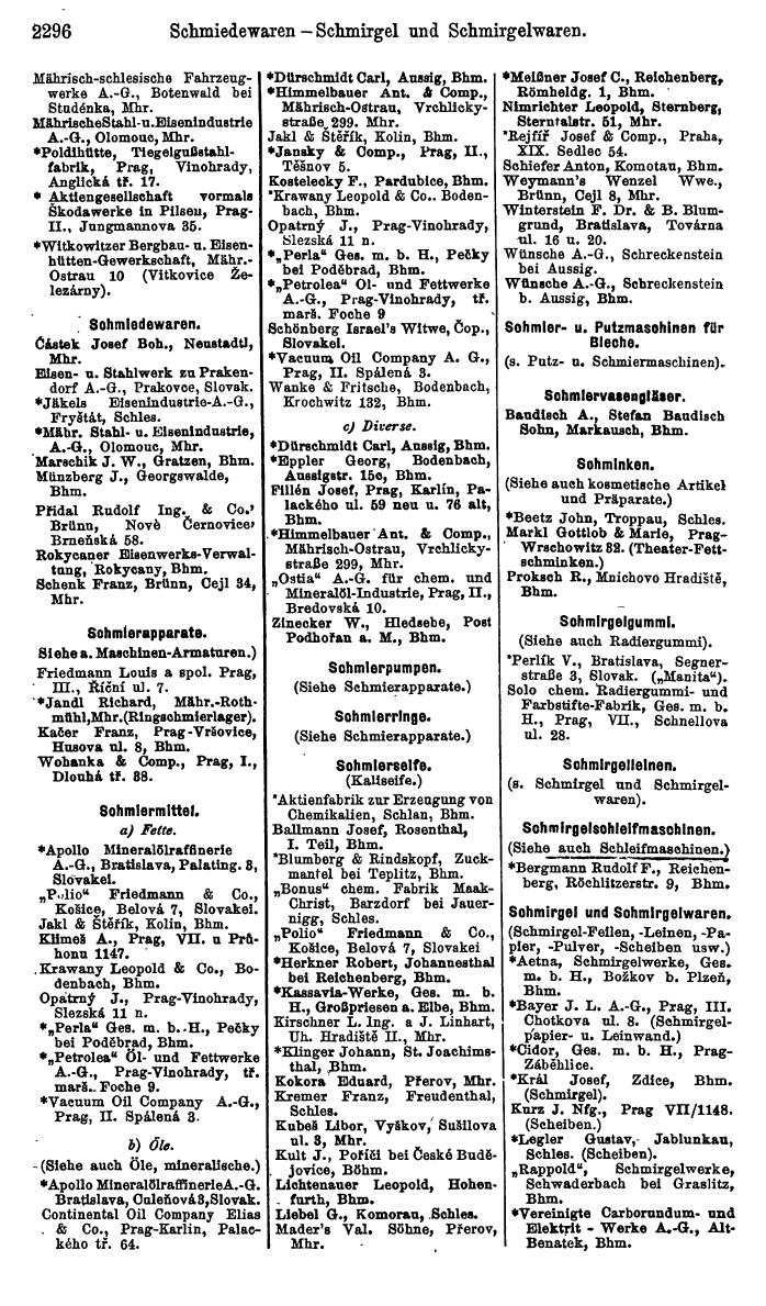 Compass. Industrielles Jahrbuch 1929: Tschechoslowakei. - Page 2390
