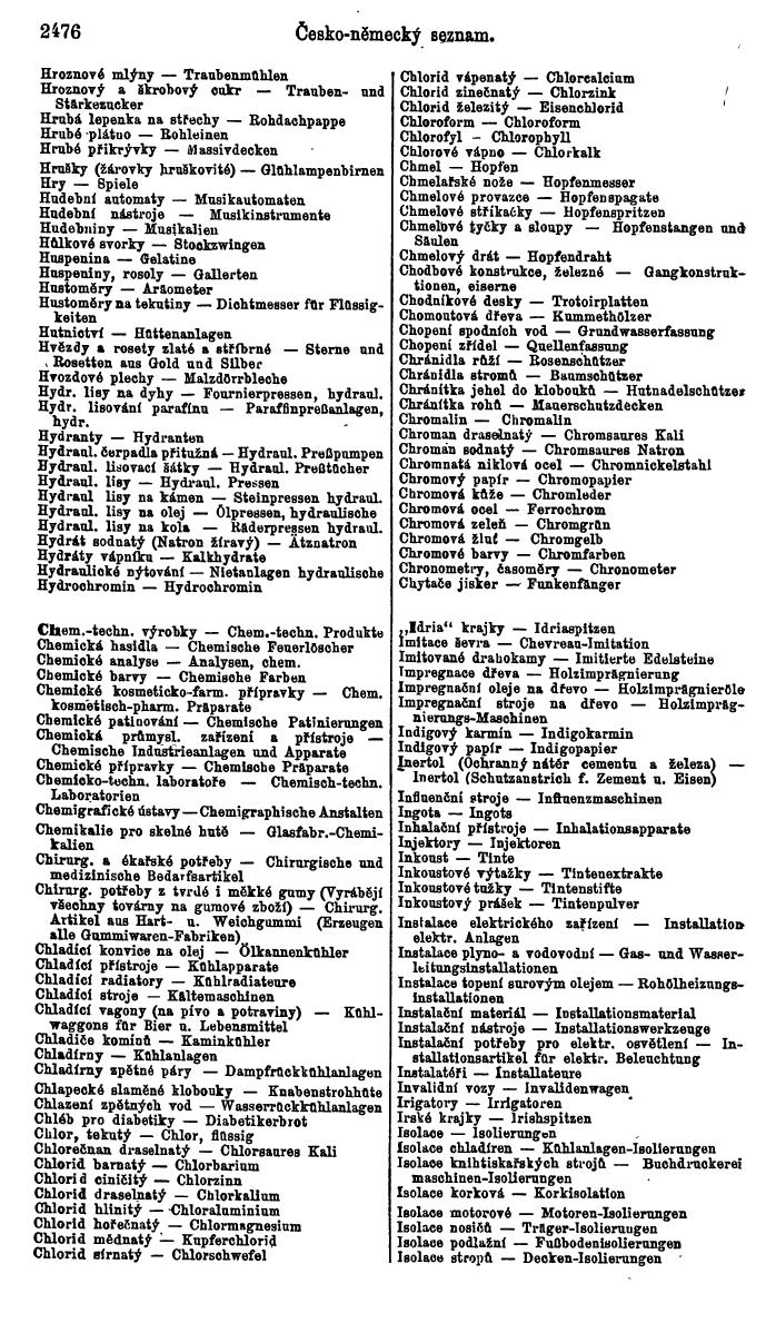 Compass. Industrielles Jahrbuch 1929: Tschechoslowakei. - Page 2558