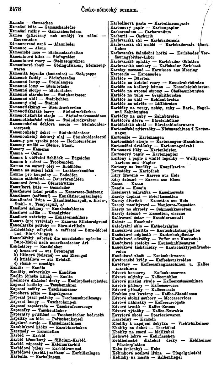Compass. Industrielles Jahrbuch 1929: Tschechoslowakei. - Page 2560