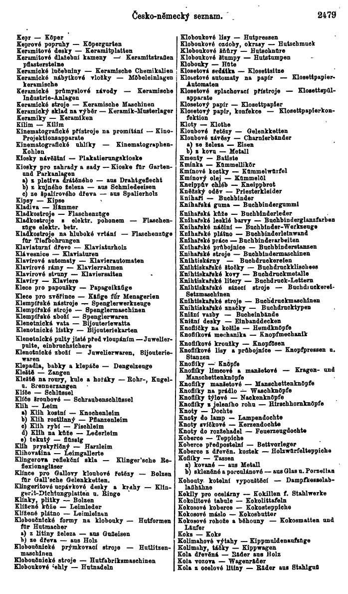 Compass. Industrielles Jahrbuch 1929: Tschechoslowakei. - Page 2561