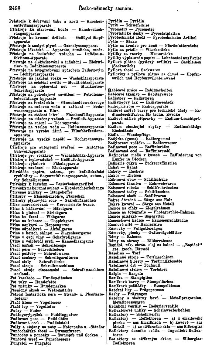 Compass. Industrielles Jahrbuch 1929: Tschechoslowakei. - Page 2580