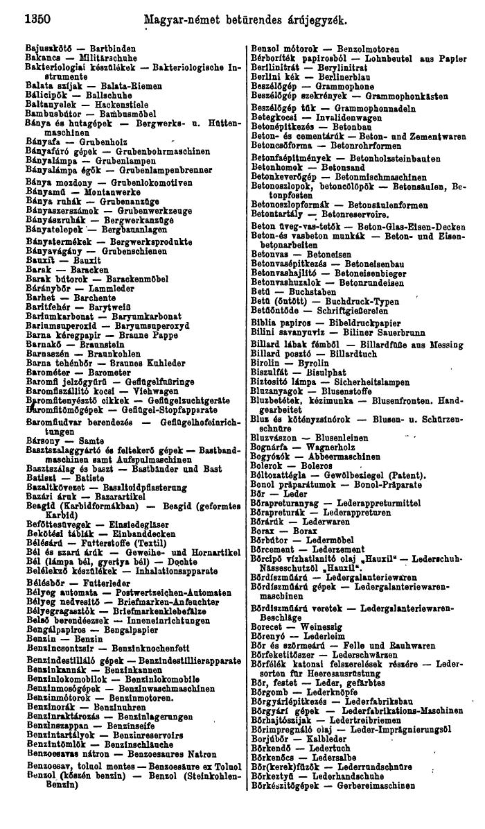 Compass. Industrielles Jahrbuch 1927: Jugoslawien, Ungarn. - Page 1380
