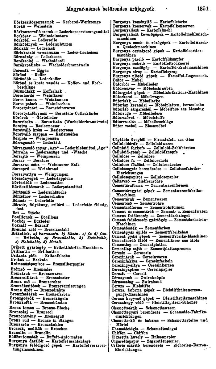 Compass. Industrielles Jahrbuch 1927: Jugoslawien, Ungarn. - Page 1381