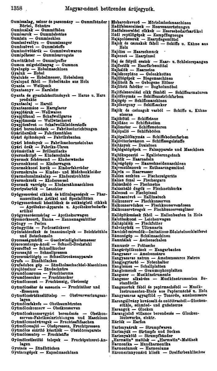 Compass. Industrielles Jahrbuch 1927: Jugoslawien, Ungarn. - Page 1388