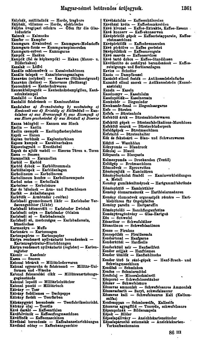 Compass. Industrielles Jahrbuch 1927: Jugoslawien, Ungarn. - Page 1391