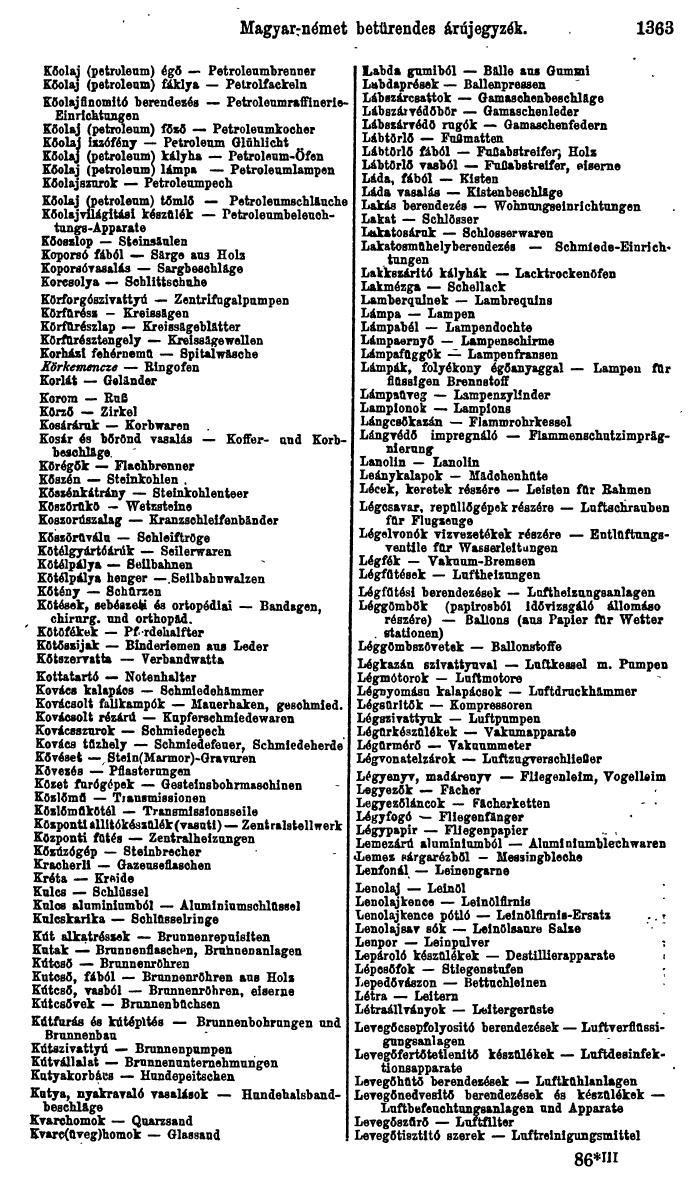 Compass. Industrielles Jahrbuch 1927: Jugoslawien, Ungarn. - Page 1393