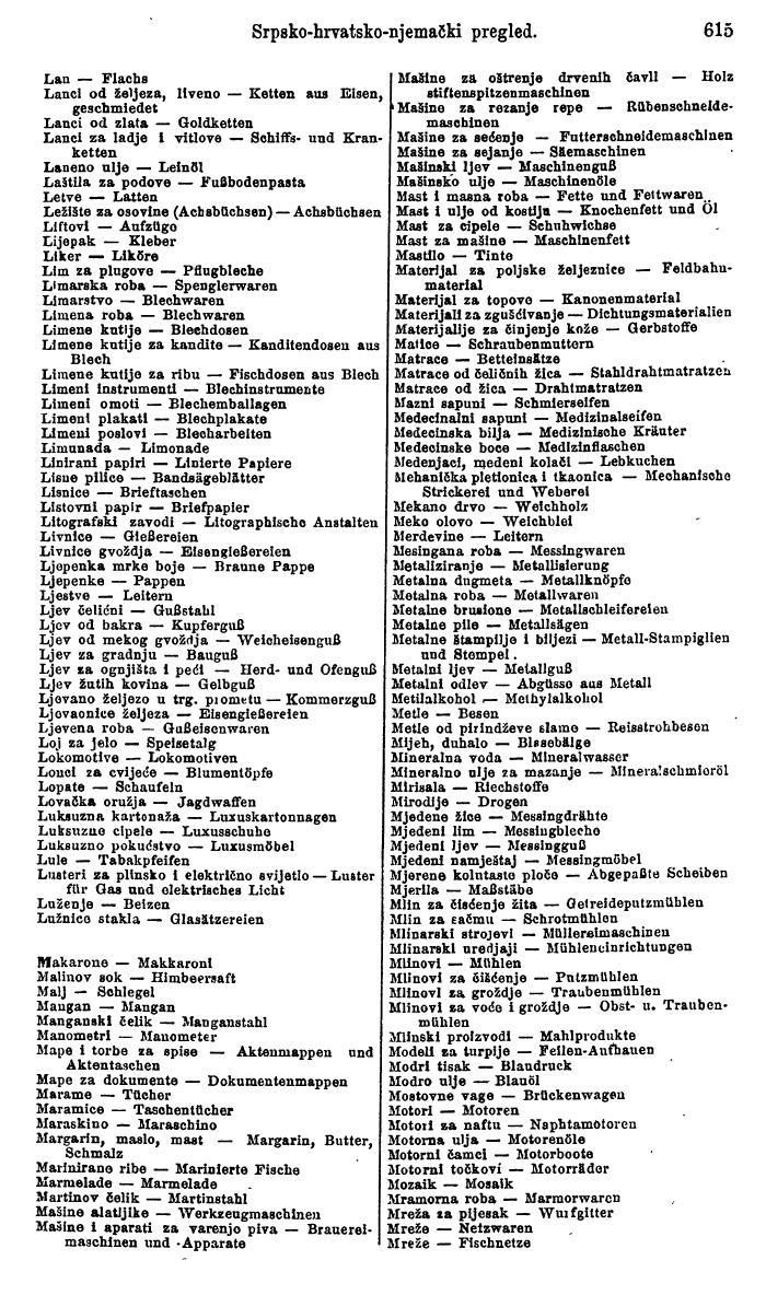 Compass. Industrielles Jahrbuch 1927: Jugoslawien, Ungarn. - Page 631
