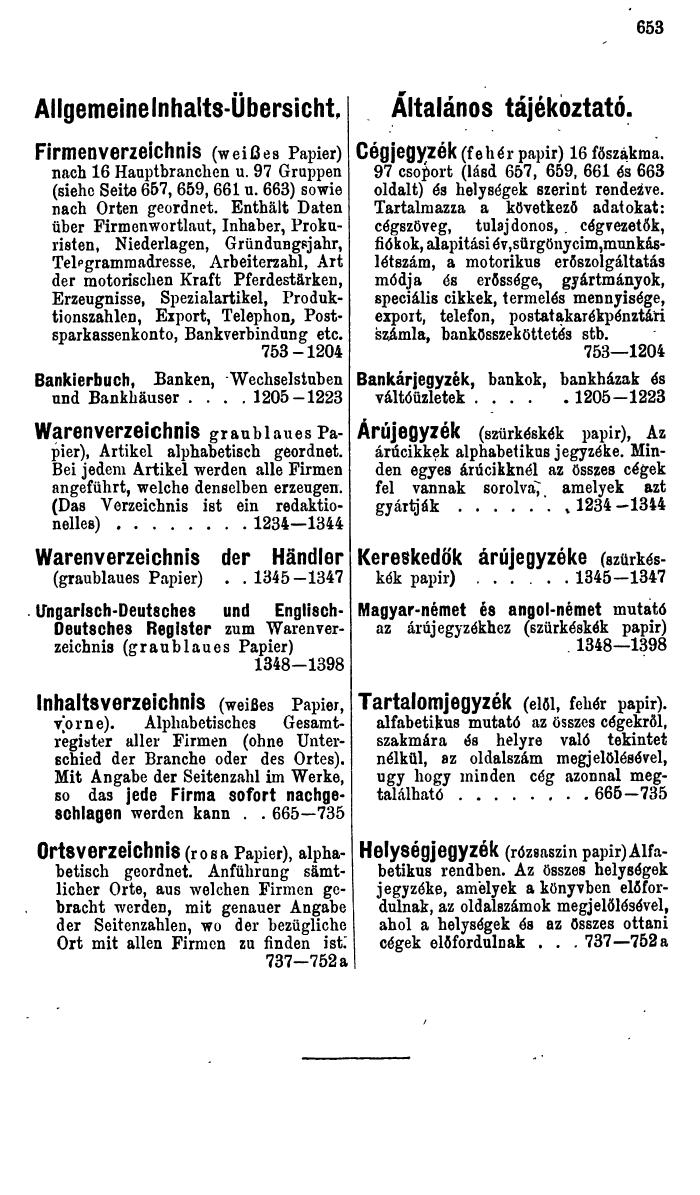 Compass. Industrielles Jahrbuch 1927: Jugoslawien, Ungarn. - Page 671