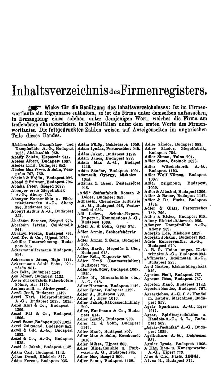 Compass. Industrielles Jahrbuch 1927: Jugoslawien, Ungarn. - Page 683