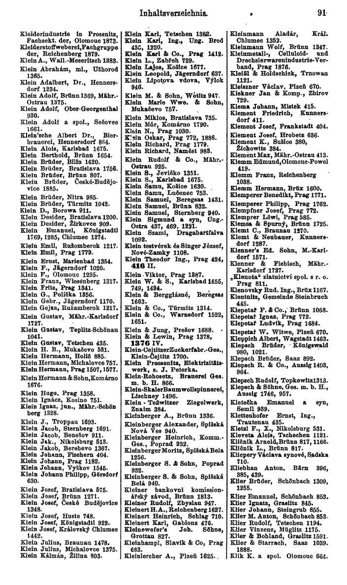 Compass. Kommerzieller Teil 1926: Tschechoslowakei. - Page 111