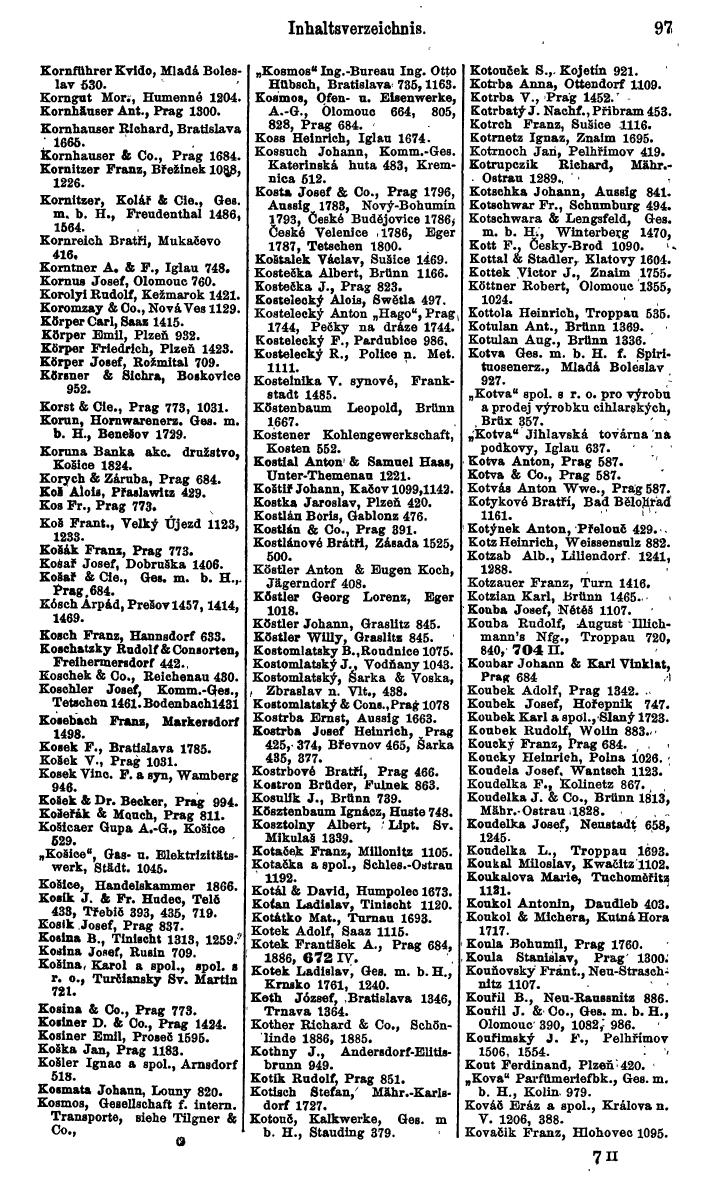 Compass. Kommerzieller Teil 1926: Tschechoslowakei. - Page 121
