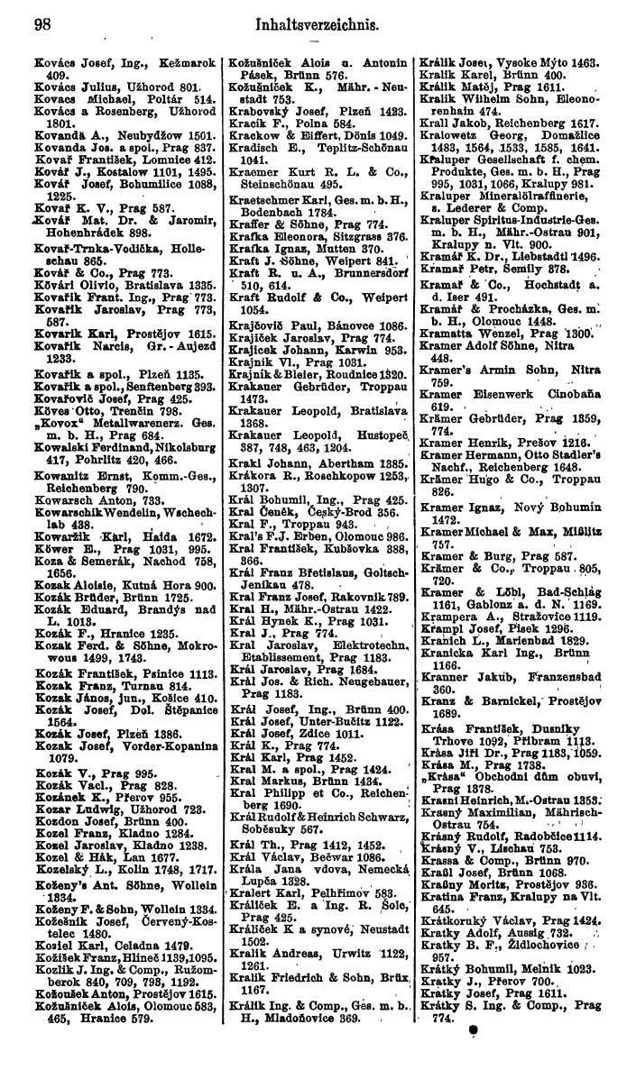 Compass. Kommerzieller Teil 1926: Tschechoslowakei. - Page 122