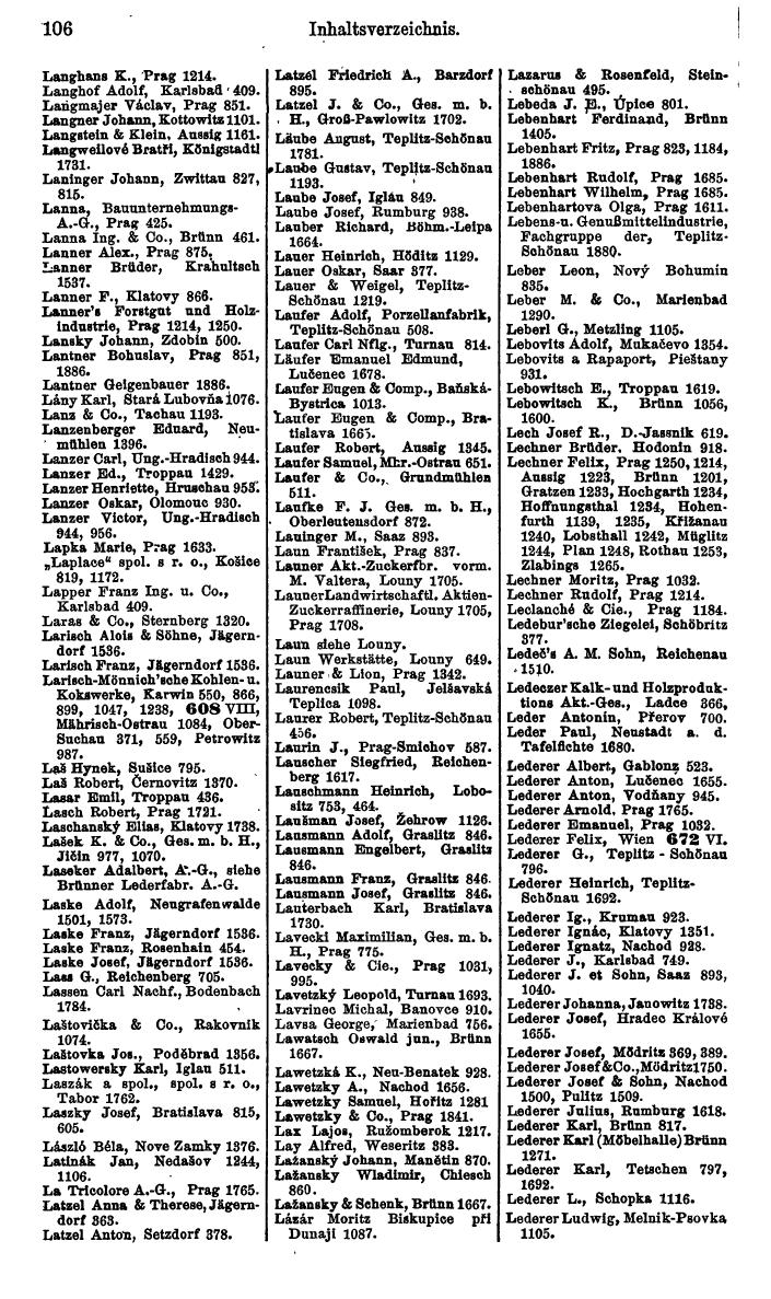 Compass. Kommerzieller Teil 1926: Tschechoslowakei. - Page 130
