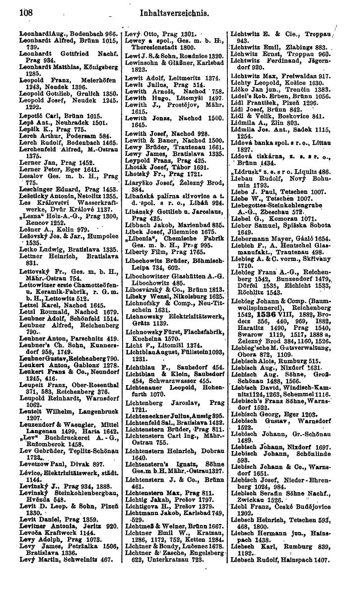 Compass. Kommerzieller Teil 1926: Tschechoslowakei. - Page 132