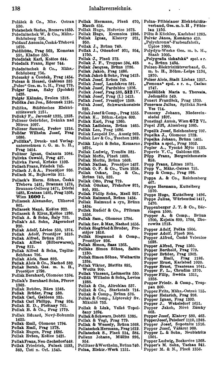 Compass. Kommerzieller Teil 1926: Tschechoslowakei. - Page 162