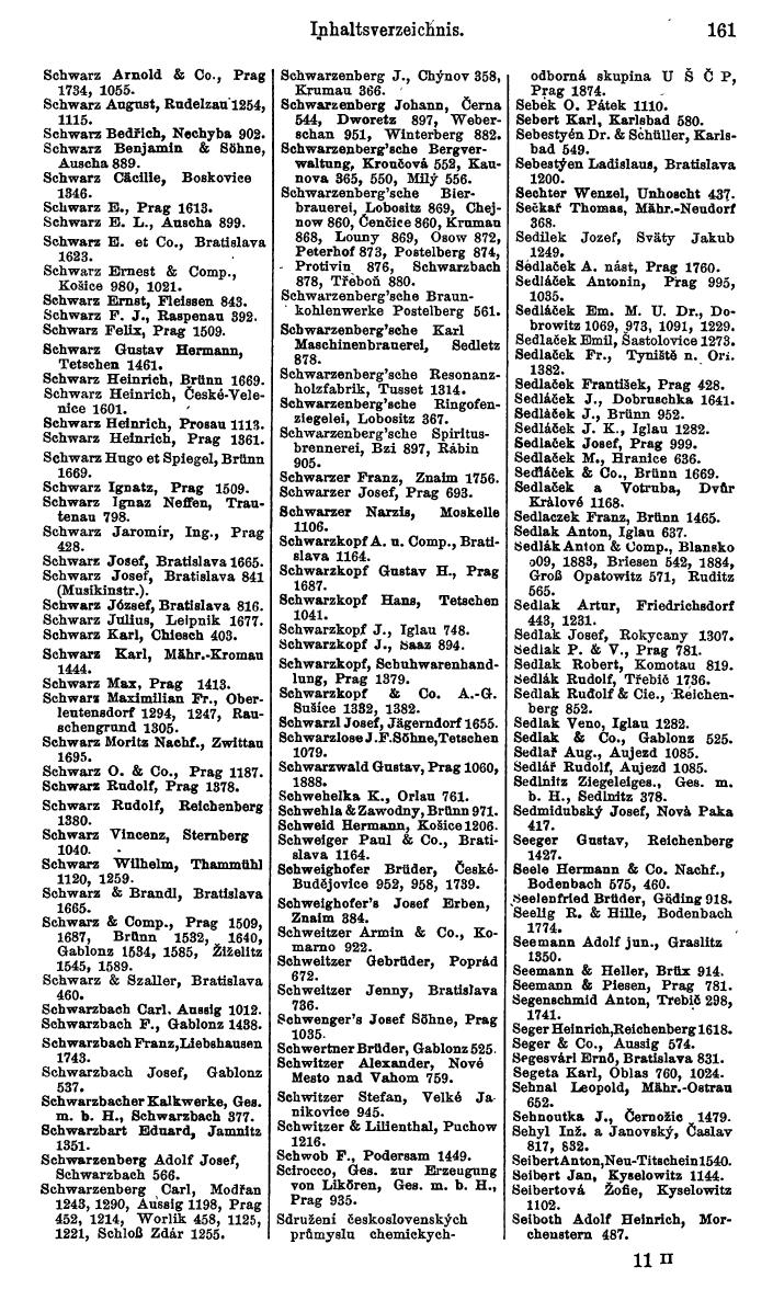 Compass. Kommerzieller Teil 1926: Tschechoslowakei. - Page 185