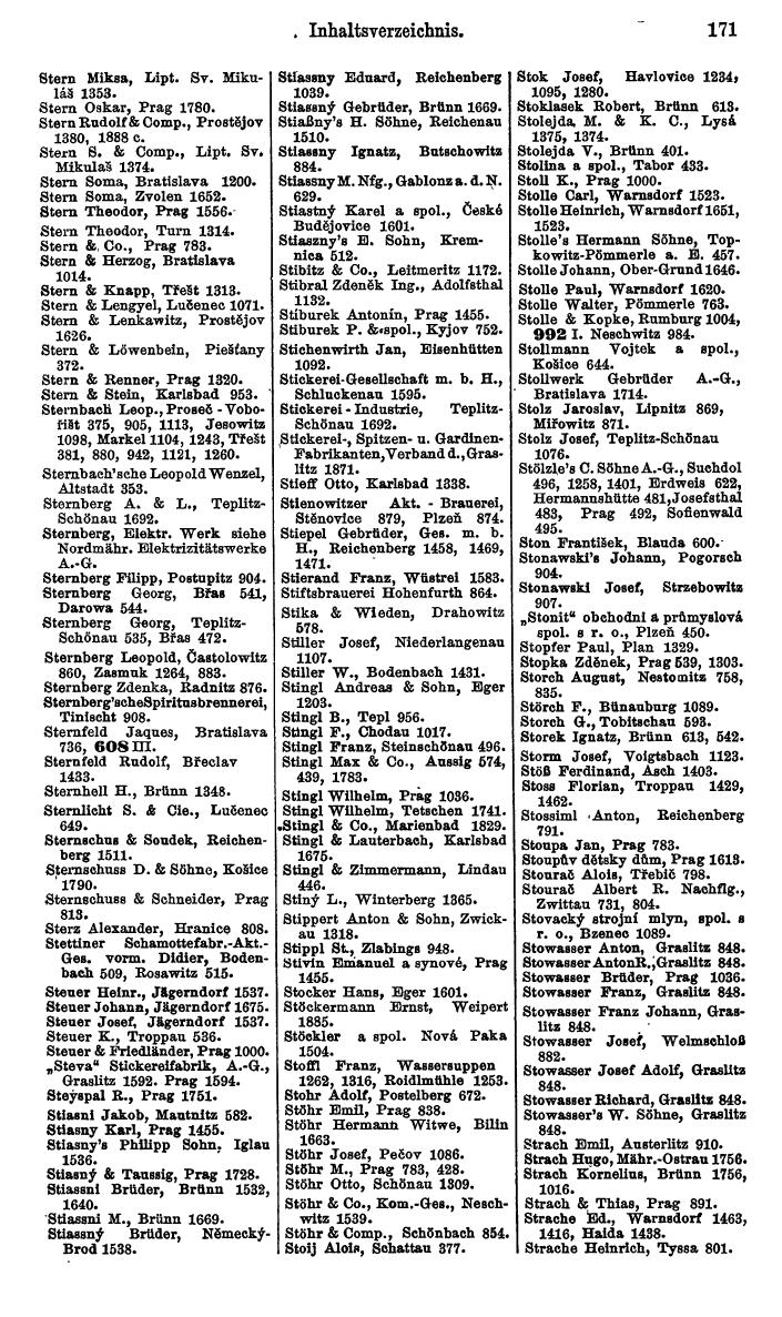 Compass. Kommerzieller Teil 1926: Tschechoslowakei. - Page 195