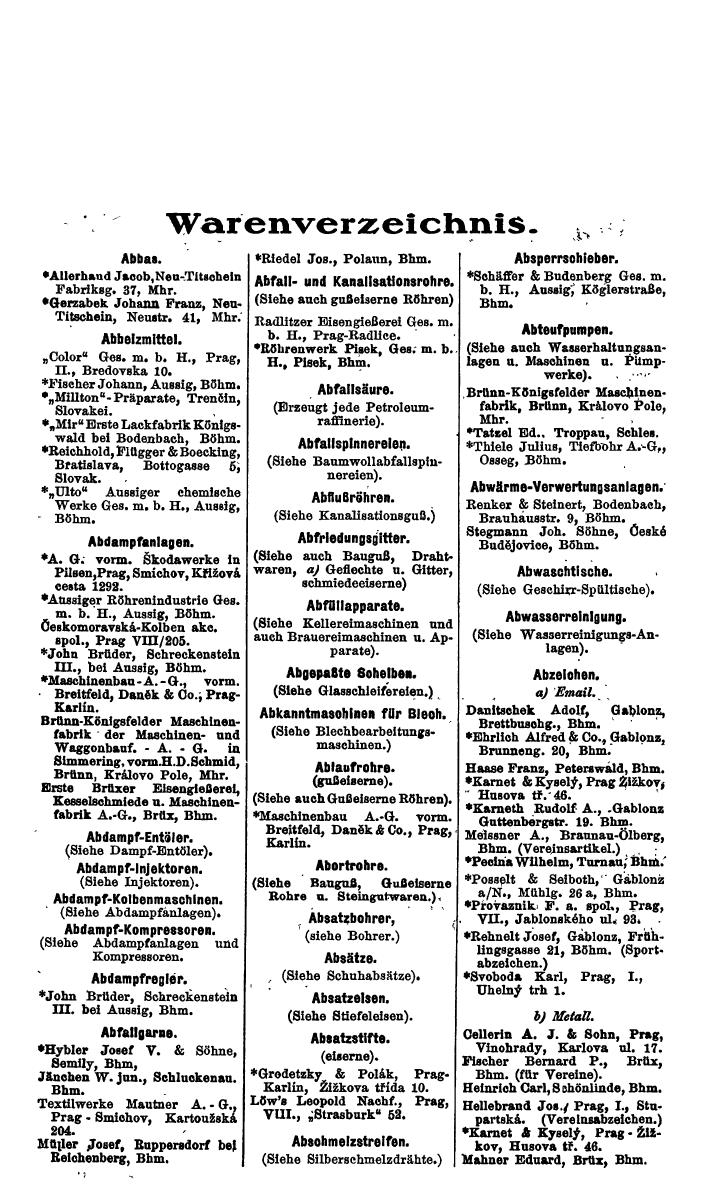 Compass. Kommerzieller Teil 1926: Tschechoslowakei. - Page 1980