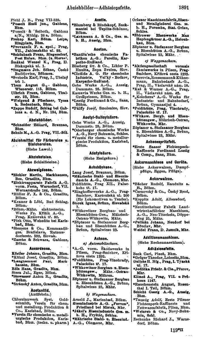 Compass. Kommerzieller Teil 1926: Tschechoslowakei. - Page 1981