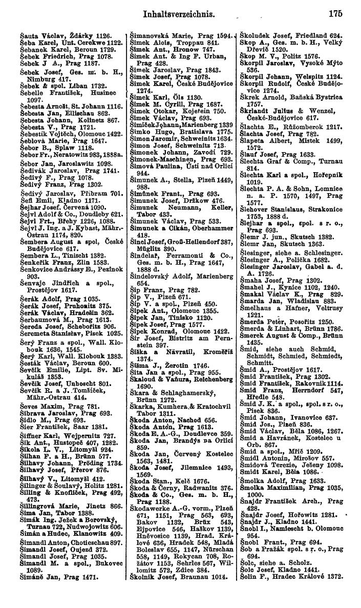 Compass. Kommerzieller Teil 1926: Tschechoslowakei. - Page 199