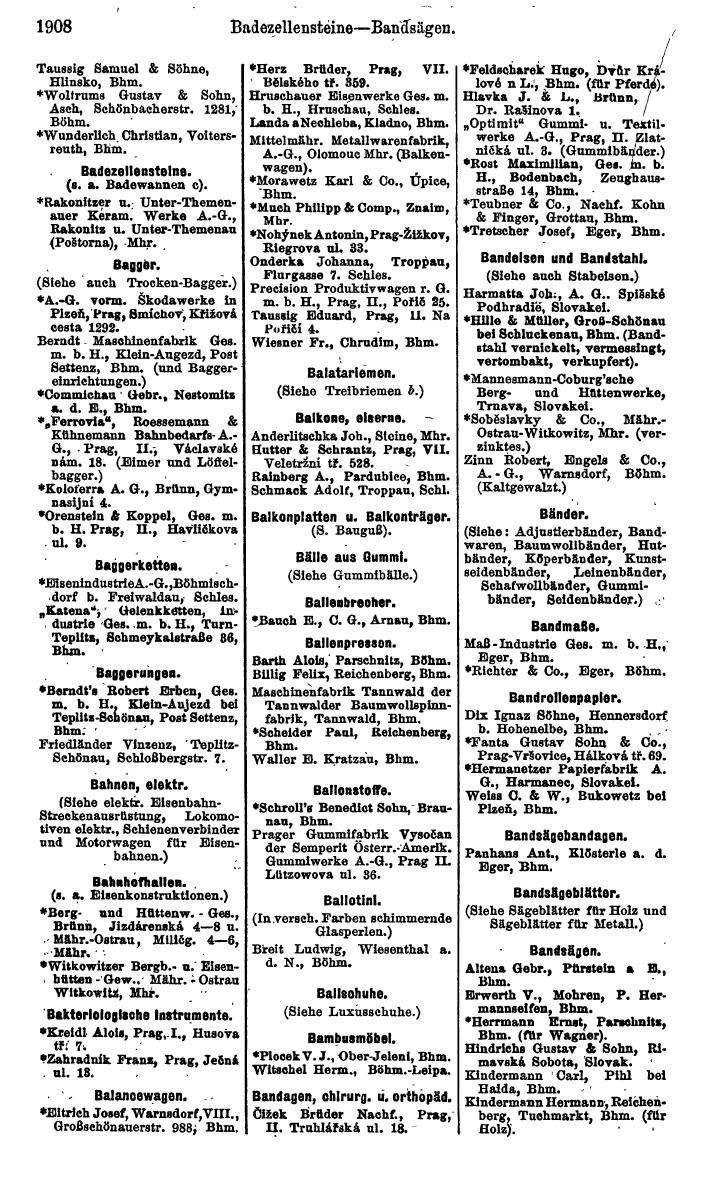 Compass. Kommerzieller Teil 1926: Tschechoslowakei. - Page 1998