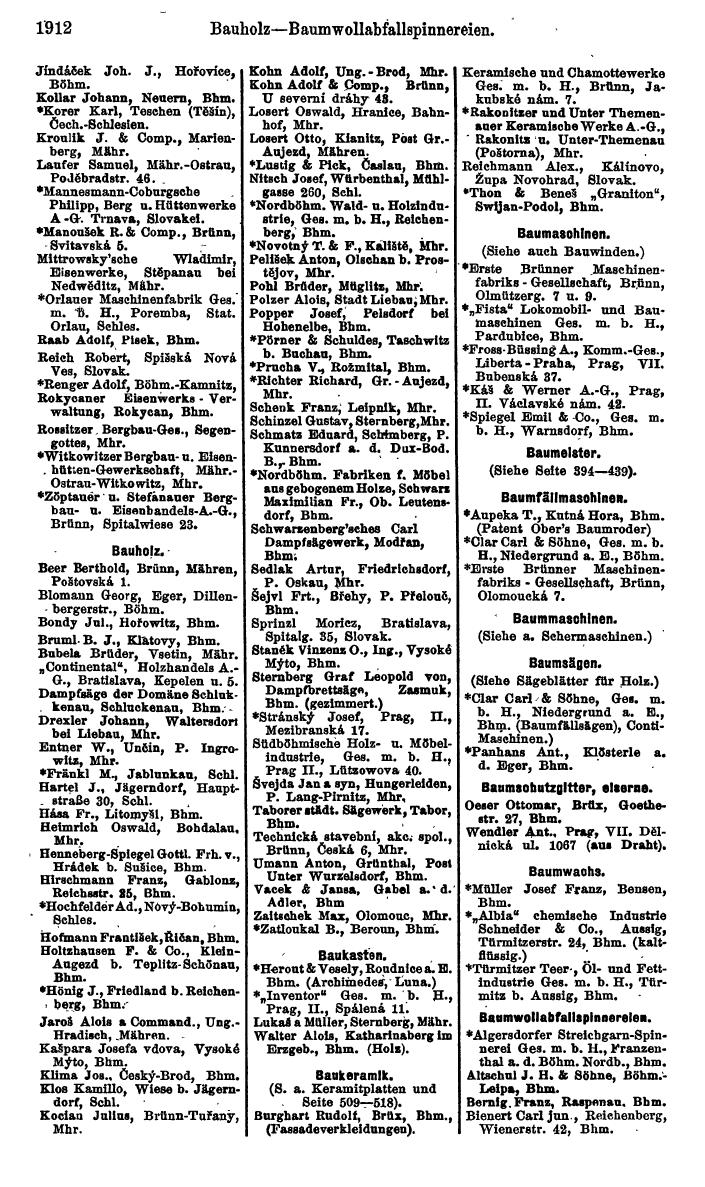 Compass. Kommerzieller Teil 1926: Tschechoslowakei. - Page 2002
