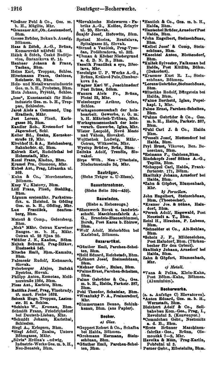 Compass. Kommerzieller Teil 1926: Tschechoslowakei. - Page 2006