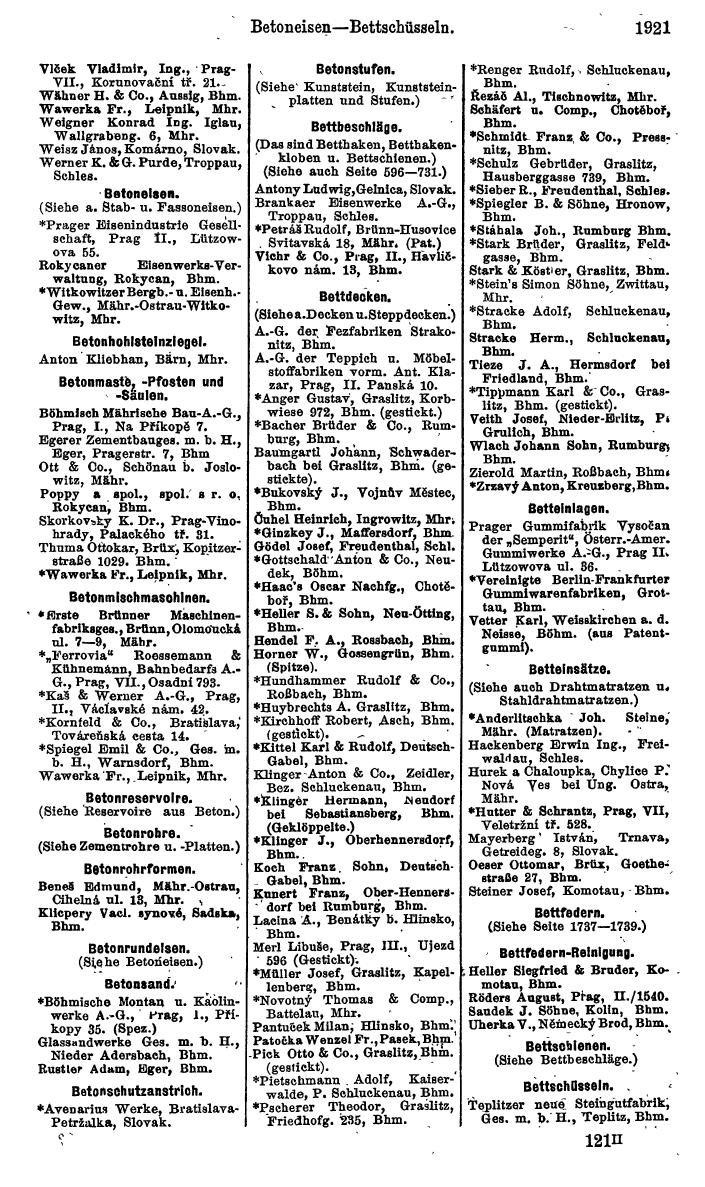 Compass. Kommerzieller Teil 1926: Tschechoslowakei. - Page 2011