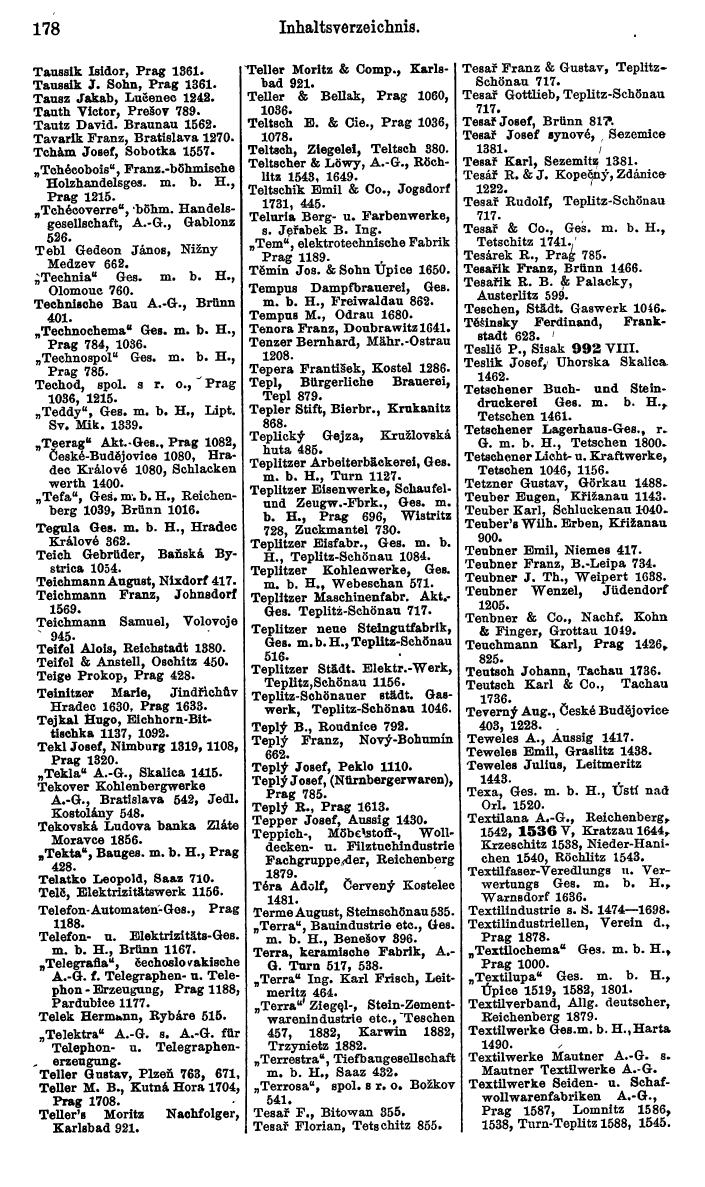 Compass. Kommerzieller Teil 1926: Tschechoslowakei. - Page 202