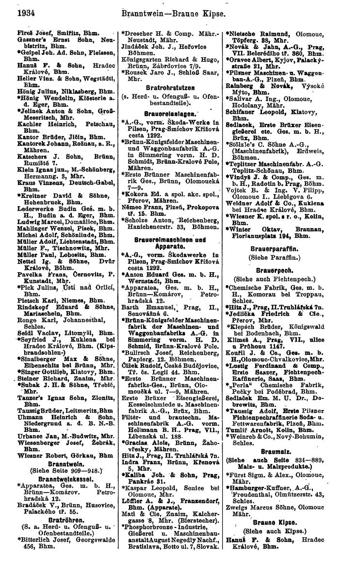 Compass. Kommerzieller Teil 1926: Tschechoslowakei. - Page 2024