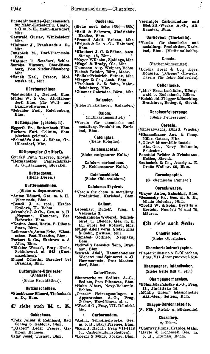 Compass. Kommerzieller Teil 1926: Tschechoslowakei. - Page 2032
