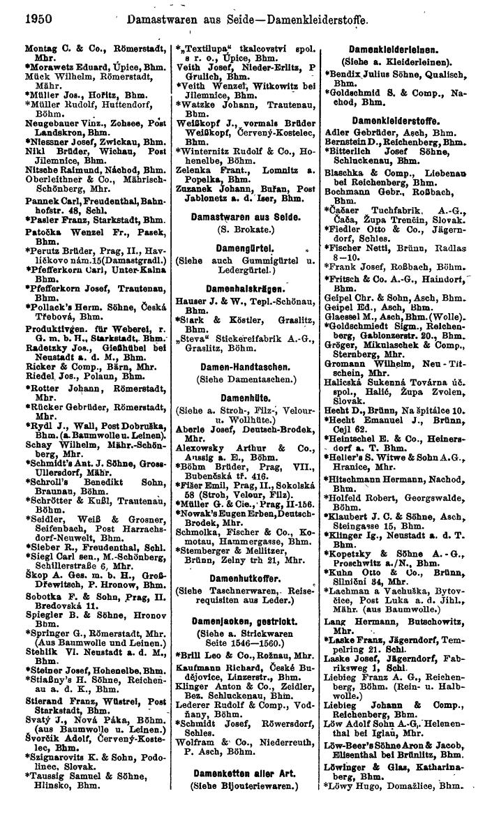 Compass. Kommerzieller Teil 1926: Tschechoslowakei. - Page 2040