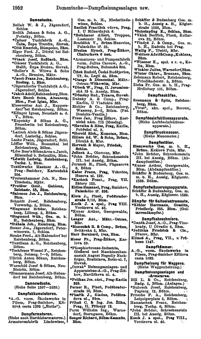 Compass. Kommerzieller Teil 1926: Tschechoslowakei. - Page 2042